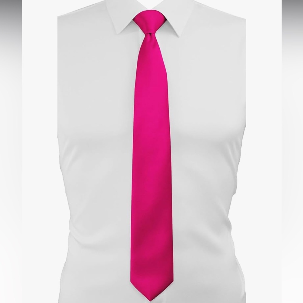 Fuchsia tie